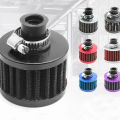 Universal 12mm Car Air Filter Vent Crankcase Breather Filter Valve Stem Covers Mini Air Breather Cold Air Intake. 