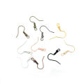 100/300pcs/Lot Hypoallergenic Earring Hook Kit Mix-color Ear Wires Fish Hooks Open Jump Rings Earplugs For DIY Jewelry Making. 