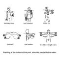 Multicolor Water Dumbbell Pool Exercise Floating Dumbbell Aquatic Exercise Dumbbells Water Sports Aerobic Fitness Equipment. 