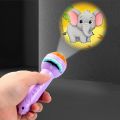 Mini Projector For Kid's Torch Projector 3 Slides, 24 Patterns Projector Flashlight Torch, Kids Projection Light Toy Education Learning Best Gift for Kids 7 Ys boy or Girl. 