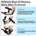 Fitness Open Back Muscle Relaxation Yoga Stretching Band Leg Stretcher Flexibility Strap For Rehabilitation Plantar Fasciitis.