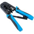 Lan RJ45 & RJ11 telephone line pliers (blue) + LAN Cable tester network cable tester. 