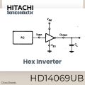 Hd14069Ub Ic Controlled Baseline Ic Hex Inverter Hex Inverter Hitachi (2 Pieces/Pcs.). 