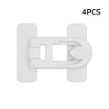 4pcs Easy-to-Install Refrigerator and Freezer Door Locks No Tools or Drilling Required Suitable for Refrigerators Cabinets. 