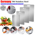 Titanium Cutting Boards for Kitchen, Stainless Steel Cutting Board, 304 Stainless Steel Double-Sided Food Grade Cutting Board. 