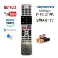 Skyworth Singer Vista Softlogic Primz LED Smart TV Android TV Remote Controller. 