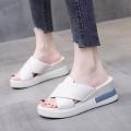 2025 Summer Wedge Platform Sandals Fashion Retro Romen Beach Shoes Ladies Casual Peep Toe Soft Comfortable Sandalias De Mujer. 