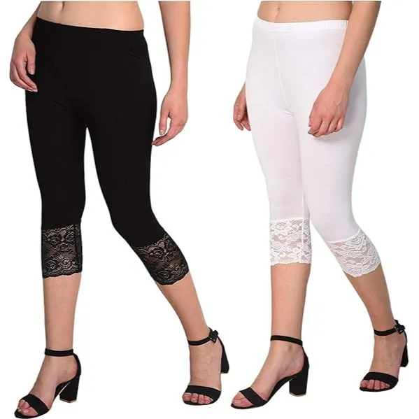 black%20and%20white%20three%20quarter%20legging%20with%20lace%20-%20Image%202