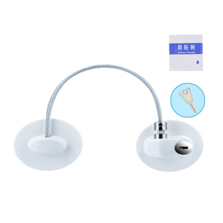 1%20Pc%20Door%20Lock%20Child%20Safety%20Lock%20Cabinet%20Fridge%20Stainless%20Steel%20Cable%20Protection%20Kids%20Baby%20Home%20Window%20Lock%20Strong%20Fix%20-%20Image%205