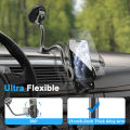 Solid Car Truck Phone Mount Holder with 11.8-Inch Gooseneck Long Arm Anti-Shake Stabilizer Compatible All Cell Phones iPhone.