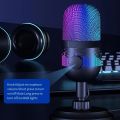 Dm Audio USB Microphone RGB Condensador Microphone Gaming Mic for Podcast Recording Studio Streaming Laptop Desktop Mobile. 