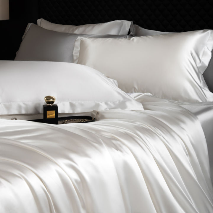 100%25%20Mulberry%20Silk%20King%20Bedding%20Sets%20Duvet%20Cover%20with%20Pillowcase%20Comfortable%20Bed%20Sets%20Linen%20Sheet%20Silky%20Bed%20Cover%20Sets%20-%20Image%205