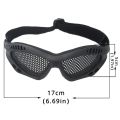 1PC Outdoor Eye Protective Comfortable Safety Glasses Goggles Anti Fog with Metal Mesh/PC Len for Paintball. 