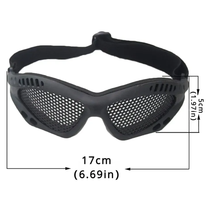 1PC%20Outdoor%20Eye%20Protective%20Comfortable%20Safety%20Glasses%20Goggles%20Anti%20Fog%20with%20Metal%20Mesh/PC%20Len%20for%20Paintball%20-%20Image%202