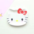 My Melody Sanrio Dinner Plate Hello Kitty Anime Baby Children Kawaii Saucer Tableware Cute Fruit Plates Cartoon Snacks Tray Gift. 