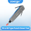 ZoeRax Punch Down Tool LEENUE 110 Ethernet Keystone Punch Tool with 110/66 Blades Blue. 