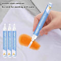 Portable 10ml Clothing Stain Remover Pen Instant Stain Removal Stick Emergency Grease Wine Stain Wash-Free Cleaning Pen For Travel. 