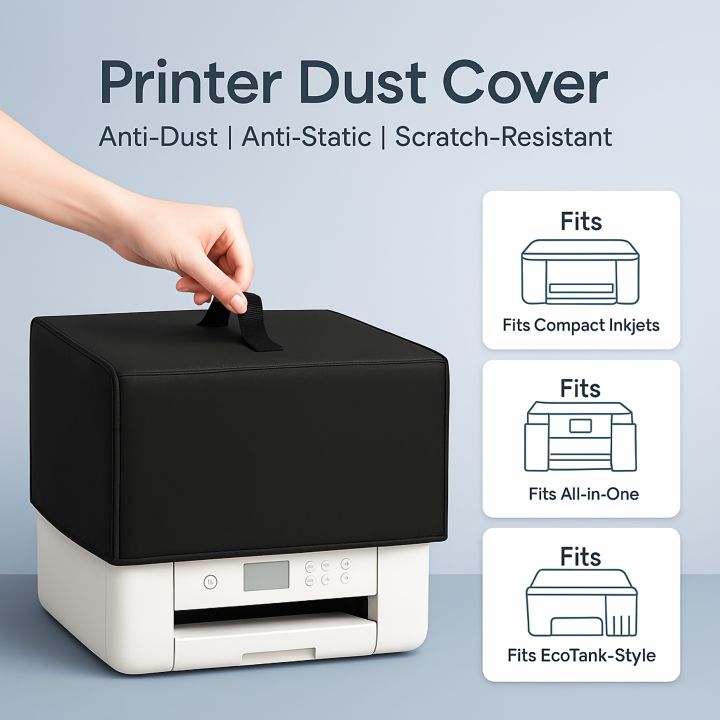 Printer Protective Cover Dustproof Anti-Static, with Top Reinforced ...