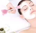 2 pcs Double Head Facial Mask Brush Silicone Applicator. 
