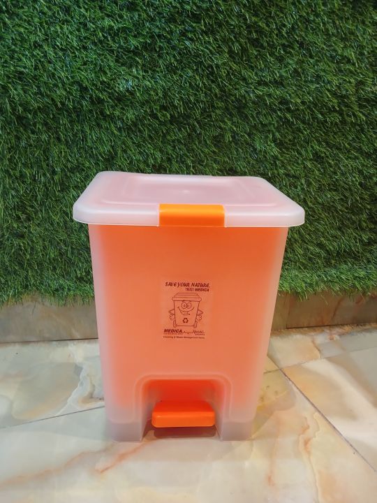 Translucent Dustbin transparent dustbin with bucket 12ltr small bin | Daraz.pk