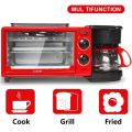 3IN1 Toaster Oven Coffee Maker Breakfast Machine Oven. 