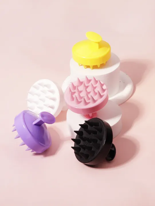 1PCS scalp massager shampoo brush, scalp cleaning brush, silicone, for dandruff removal, hair growth brush