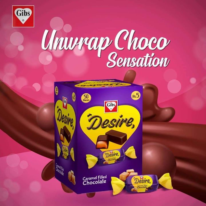 Desire Careful Chocolate 50 Pcs Box