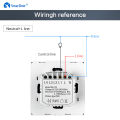 SmarDeer Tuya Smart Switch, 1/2/3Gang Wifi Touch Switches, Works with Alexa and  Assistant, WiFi Wall Switch. 