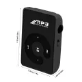 C Key Portable HiFi Mini Clip USB MP3 Player Walkman Music Support Micro TF Card Expandable Up To 16GB Outdoor Sports Walkman.