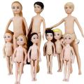 13cm Mini Kelly 5-inch Little Boys Girls Teenager Sisters Brothers Dark Ordinary Skin Naked Body Bjd 1/12 Toys For Kids. 