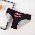 New 4PCS Children's Panties Alphabet Printed Breathable Triangle Panties Girls Student Panties Teenage Teenage Panties Trousers. 