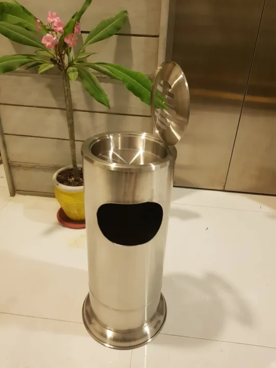 Dustbin%20Large%20Ashtray%20Bin%20Stainless%20Steel%20For%20Offices%20-%20Image%203
