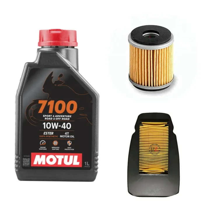 Motul%2010W40%207100%20Engine%20Oil%20Service%20Pack%20For%20MT15/R15V3%20-%20Image%202