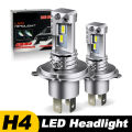 H4 LED Canbus Headlights 12V 9003 HB2 Hi/Lo Beam Motorcycle Headlamp Fanless H4 LED Bulb 20000lm 70w for Lada Honda Toyota Ford. 