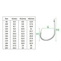 20/100pcs Slow Jigging Fishing Cast Jigs Assist Hook Barbed Single Jig Hooks Thread Feather Pesca High Carbon Steel Fishing Lure.