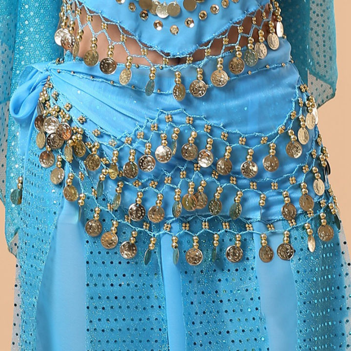 1Pc%20Belly%20Dance%20Waist%20Chain%20Costume%20Dance%20Hip%20Scarf%20With%20Golden%20Coin%20Decorative%20Waist%20Chain%20For%20Professional%20Dance%20Performances%20-%20Image%204