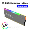 COOLMOON CR-D134S RAM Heat Spreader 5V 3PIN Male/Female Addressable Memory Cooler Heatsink Support RGB Controller for Desktop PC. 