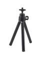 Mini Desktop Tripod Adjustable 2-Section Aluminum Alloy Stand, Tabletop Tripod with 1/4" for Action Camera Smartphone Webcam. 