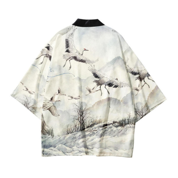 Summer%20Asian%20Traditional%20Costume%20Men%20Crane%20Printed%20Japanese%20Kimono%20Cardigan%20Harajuku%20Yukata%20Dark%20Style%20Black%20Haori%20Shirt%20Jacket%20-%20Image%207