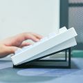Keyboard Elevated Stand, Simple Monitor Stand, Raised Keyboard Angle, Comfortable Typing, No Sliding Pad Design.