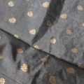Alkaram printed Jaquard Shirt Black 2.5m. 