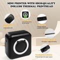 MINI Print Portable Thermal Printer Photo Pocket Thermal Label Printer 58mm Printing Wireless Bluetooth Android IOS.