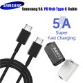 Samsung Original 25W PD C TO Type C Fast Charging Cable Dual Usb Type C Wire Line For Galaxy S21 Ultra S20 Plus S20FE Note 20 Ultra 10, A70, A80,A71,A72,A73,A51,A52,A53,A31,A32,A33,A04 ,A02s. 