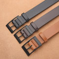 New Men's Luxury Belt PU Leather Belt Metal Pin Buckle High-Quality Well-Known Brand Designer Belt Jeans Men's Belt. 
