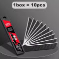 Deli 30/50/100pcs Knife Blade 9mm 18mm SK5 Metal Blades for Home School Supplies Art Craft Paper Box Cutting Utility Knife Tool. 