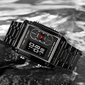 SKMEI Digital Watch for Men Analog - Digital Digital Stylish Stylish Casual Waterproof Calendar Noctilucent Alloy Stainless Steel Leather Fashion.