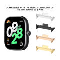 1Pair Adapter For Redmi Watch 4 Watchband Strap Connector Bracelet 316L Stainless Steel For Xiaomi Mi Band 8 Pro Accessories. 