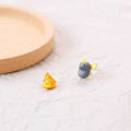 Asymmetric Cute Little Mouse Cheese Stud Earrings For Women Lovely Sweet Small Earrings Party Daily Versatile Jewelry .