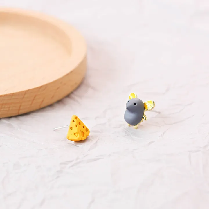 Asymmetric%20Cute%20Little%20Mouse%20Cheese%20Stud%20Earrings%20For%20Women%20Lovely%20Sweet%20Small%20Earrings%20Party%20Daily%20Versatile%20Jewelry%20%20-%20Image%206