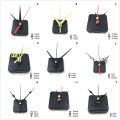 11 Styles DIY Clocks Parts Quartz Clock Movement Mechanism Repair Black + Hands Replacement Kit Set. 